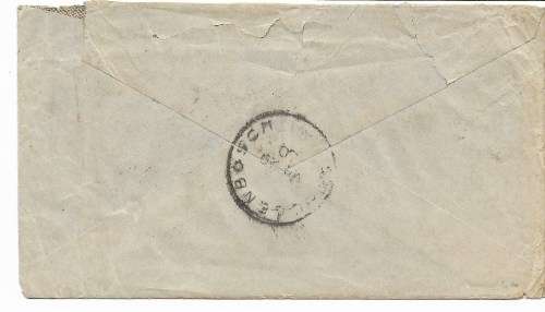 Natal cover to Stellenbosch Cape Town - 1880s