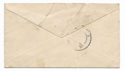 Postal stationery - embossed 1d KEVII Transvaal - Postmarked Johannesburg / backstamped 18 Feb 1900s