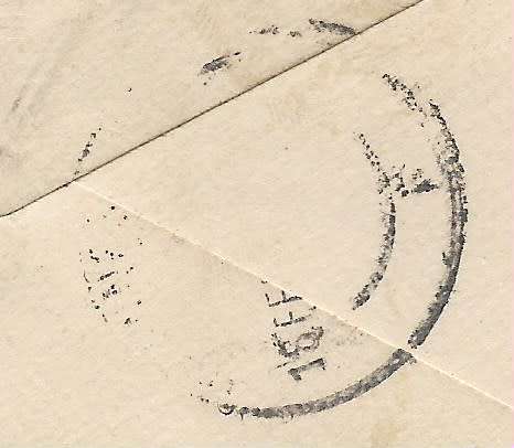 Postal stationery - embossed 1d KEVII Transvaal - Postmarked Johannesburg / backstamped 18 Feb 1900s