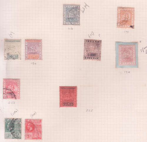 British Guiana - used on loose album page