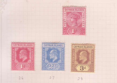 Cayman Islands - unused on Album Page