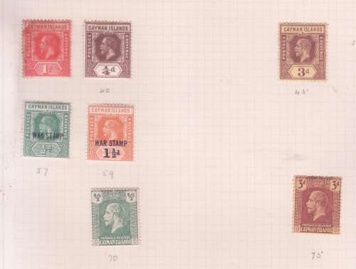 Cayman Islands - unused on Album Page