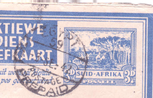 Cover WWII - Union of South Africa used in Egypt to Cape Town - signed / passed by censor