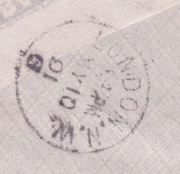 Cover Boer War British Army Fld PO South Africa to London - clear Pstmrk and Back-stamp arrival Lon