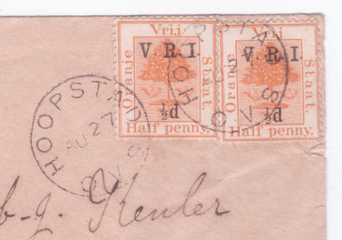 Boer War - Green Point POW Camp - cover Hoopstad OVS to Boer POW Keuler Tent no 11 - Censor cachette