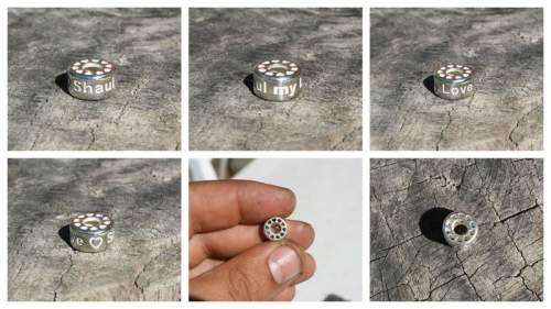 Customised hand made Silver charm for Pandora / Soufeel style bracelet