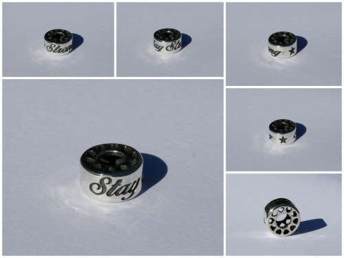 Customised hand made Silver charm for Pandora / Soufeel style bracelet