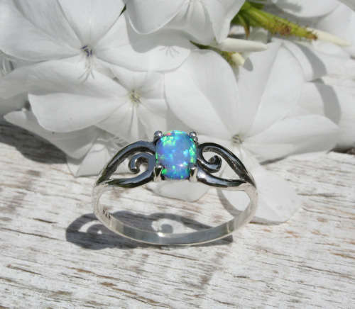 On Sale! R199 only!!! Handmade solid 925 Sterling Silver and Opal ring