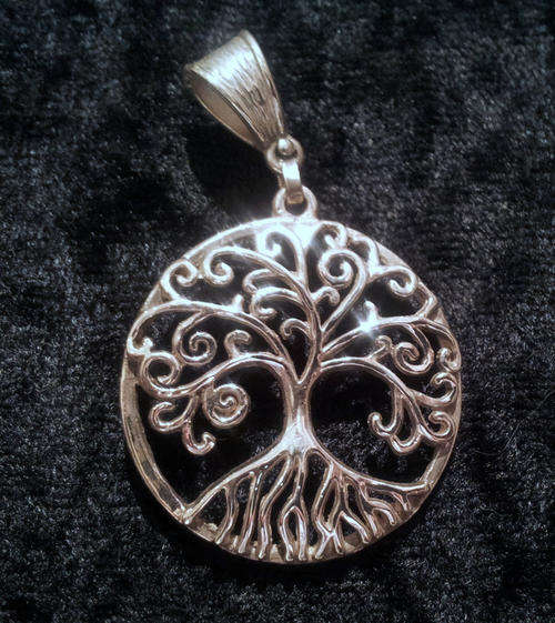 TREE OF LIFE, Handcrafted solid 925 Sterling Silver Pendant