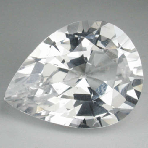 7.70ct BEAUTIFUL RARE WHITE PEAR SAPPHIRE