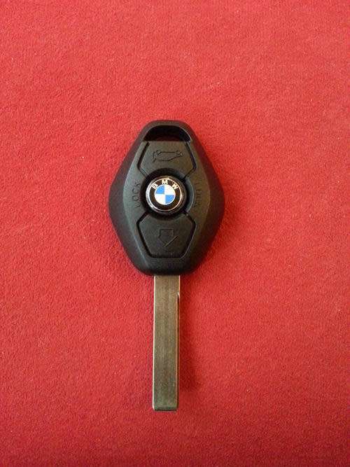BMW E46 3 Button Remote Key with ID44 (PCF7935) Chip - 433Mhz, Brand New