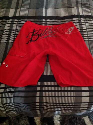 Billabong surfer shorts- RED- size 34