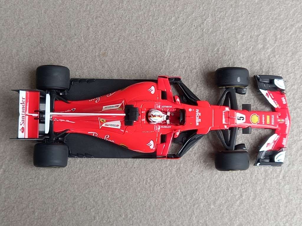 Ferrari SF70H - Vettel 2017 - Bburago 1/18