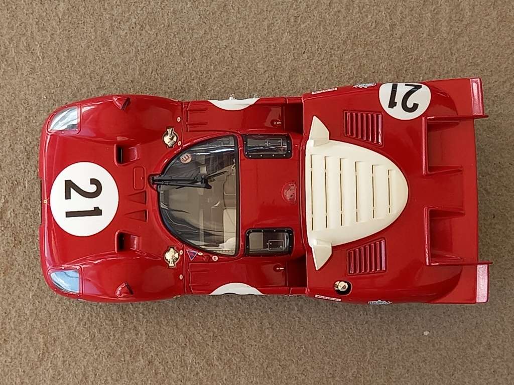 Ferrari 512S - 1970 Sebring 12 hr winner - Hotwheels Elite Limited Edition 1/18