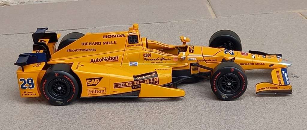 Alonso McLaren Indycar - 2017 - Greenlight 1/18