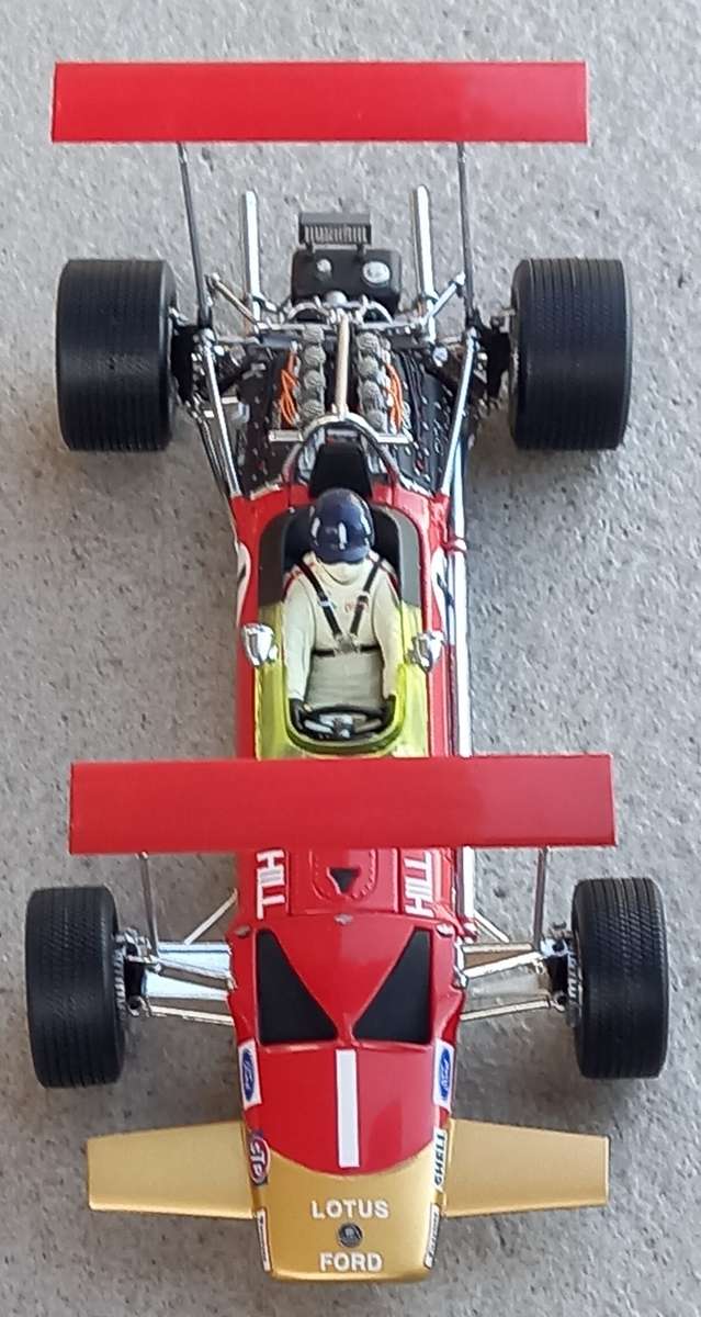 Gold Leaf Lotus 49B - Graham Hill - 1968 World Champion - Exoto diecast  1/18