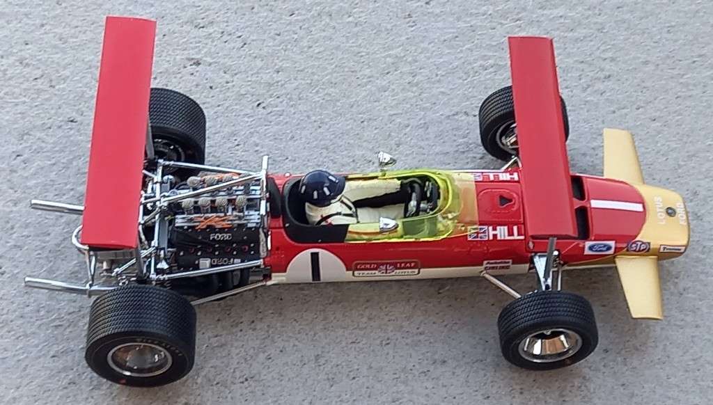 Gold Leaf Lotus 49B - Graham Hill - 1968 World Champion - Exoto diecast  1/18