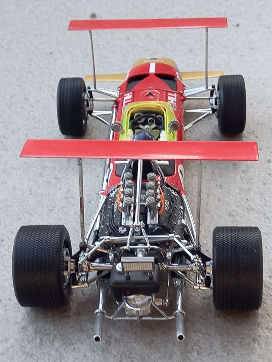 Gold Leaf Lotus 49B - Graham Hill - 1968 World Champion - Exoto diecast  1/18