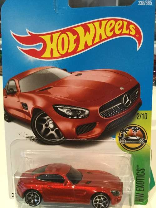 Hotwheels Mercedes SLS AMG - 2018 A Case - Red - Not for sale in SA shops! Fresh import!