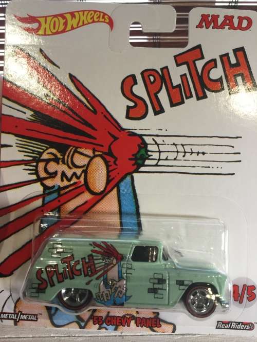 Hotwheels Pop Culture - 2017 Mad Magazine set on real riders