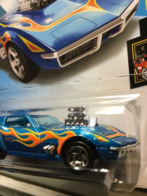 Hotwheels 2018 Blue Gas Monkey Garage Corvette