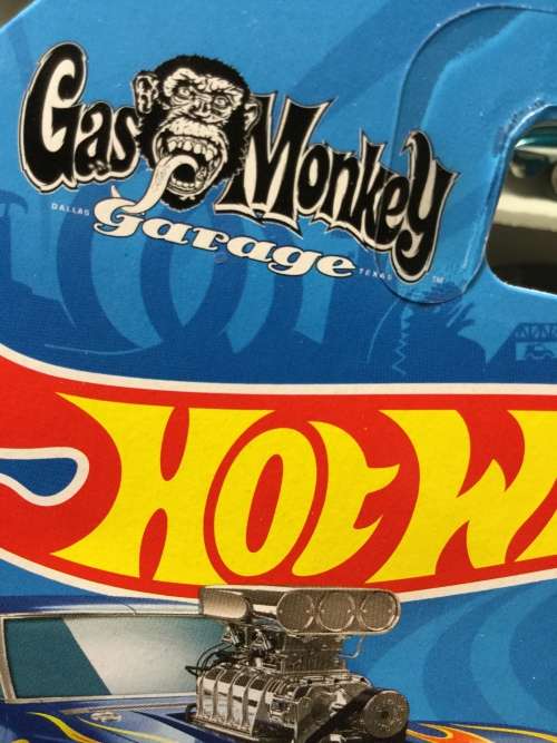 Hotwheels 2018 Blue Gas Monkey Garage Corvette