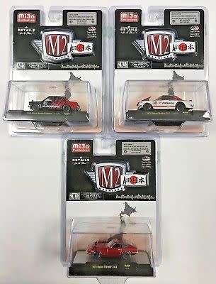 M2 Mjo Exclusives - Datsun set - All 3 cars! Very popular! US Import!