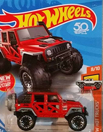 Hotwheels 2018 Jeep Rubicon! Not for sale in SA!