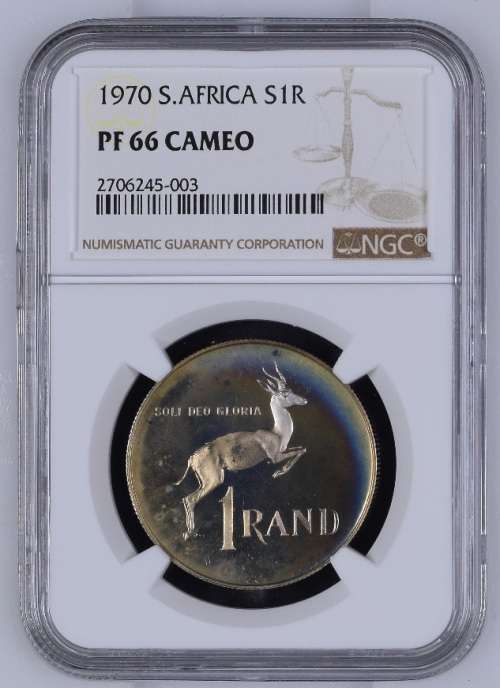 1970 S.AFRICA S1R - PF 66 CAMEO