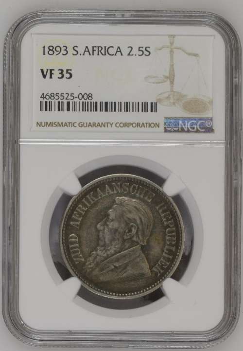 1893 ZAR 2.5S - VF 35