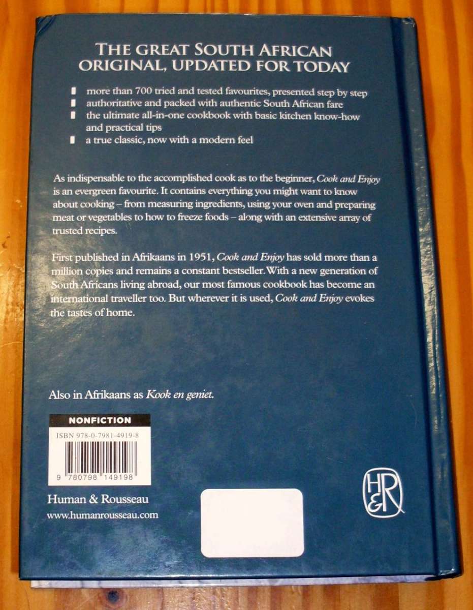 Cook and Enjoy by S.J.A.de Villiers