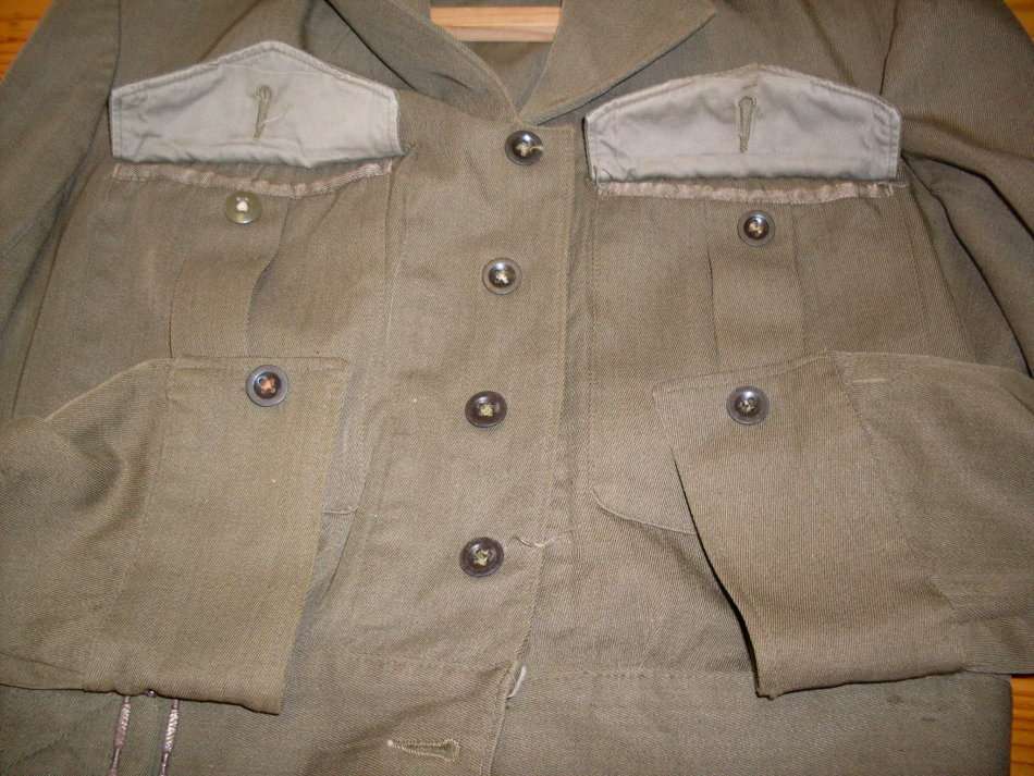1969 - Bunny Combat Jacket with Belt, Arm / Shoulder Flashes, Lapel Badges