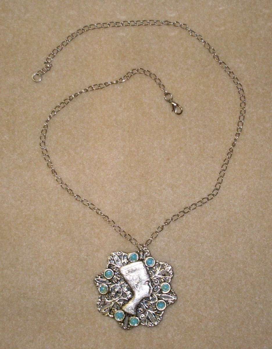 Vintage - Egyptian Pendant and Chain - made in Egypt