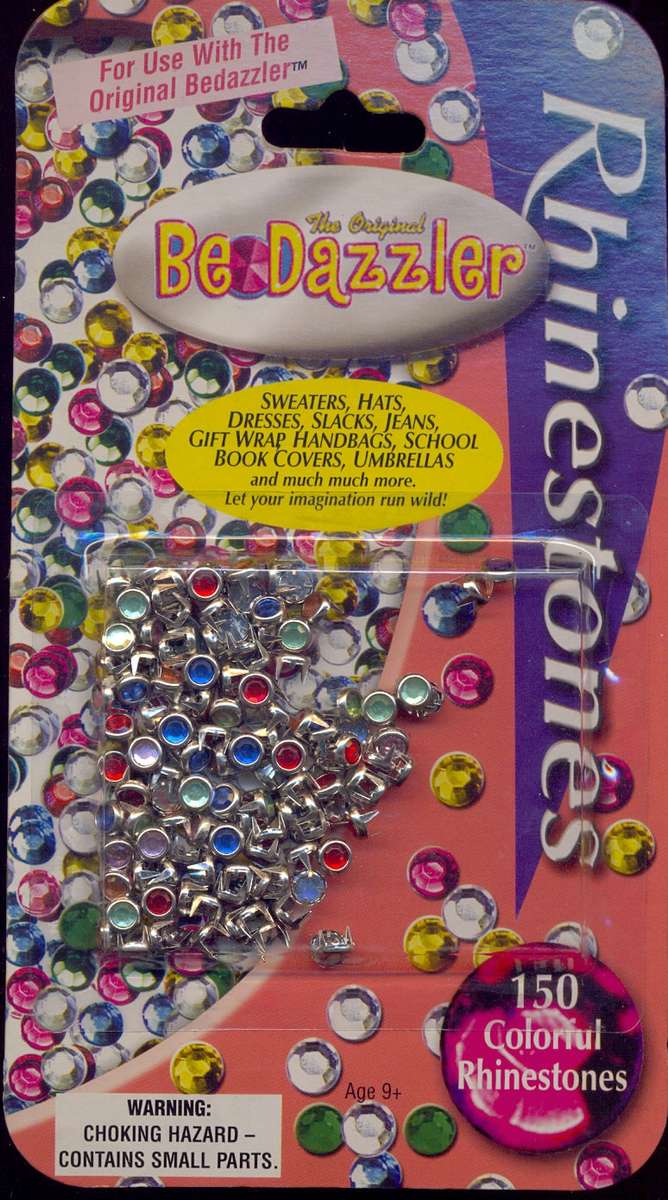 The Original Bedazzler Colorful Rhinestones - 150 per packet