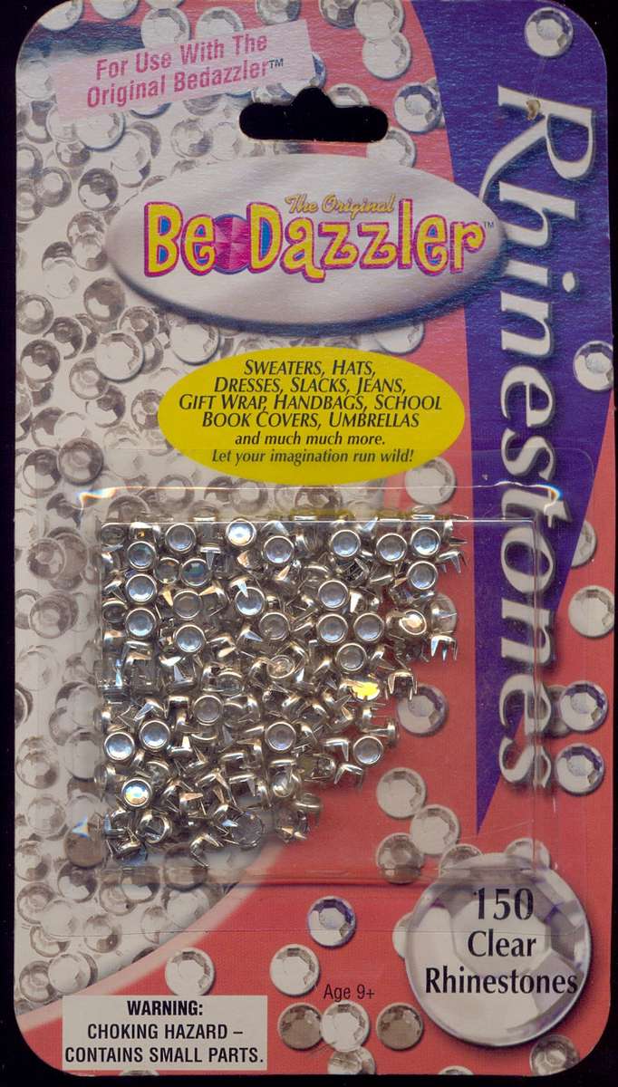 The Original Bedazzler Clear RhineStones - 150 per packet
