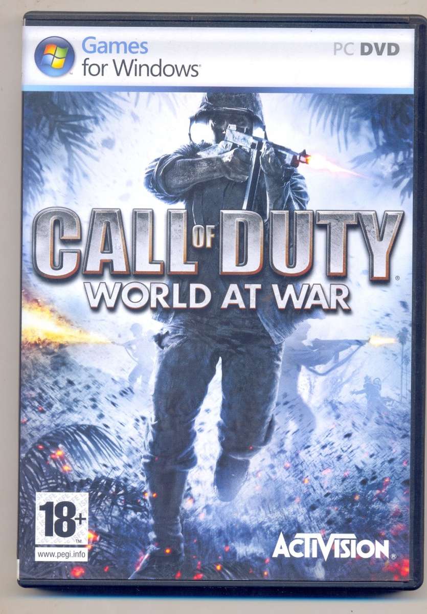 PC DVD-ROM - CALL of DUTY - WORLD at WAR - Games for Windows - 18+ - Activision