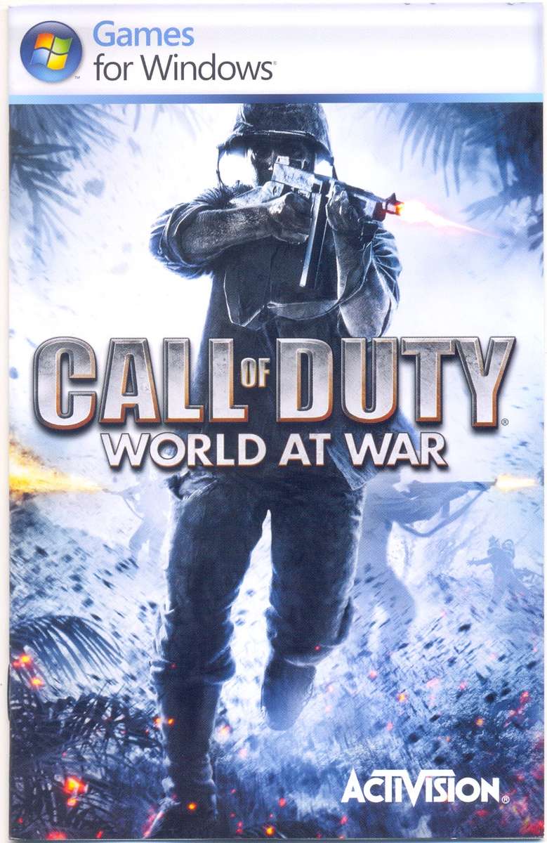PC DVD-ROM - CALL of DUTY - WORLD at WAR - Games for Windows - 18+ - Activision