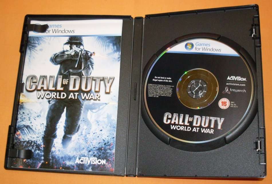 PC DVD-ROM - CALL of DUTY - WORLD at WAR - Games for Windows - 18+ - Activision