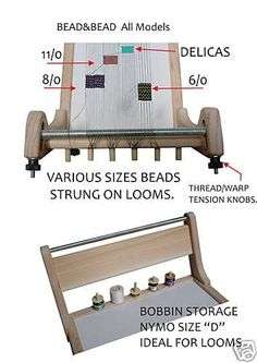 Beading Loom - Bead & Bead Loom No16 - made in the USA - Large size -14 attached pictures ....