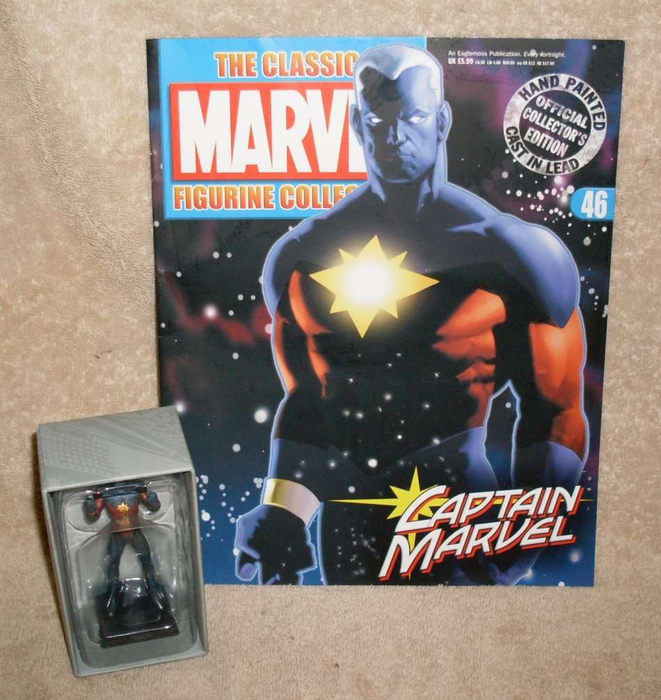 The Classic Marvel Figurine Collection - Issue 46 - CAPTAIN MARVEL - 2007 ................