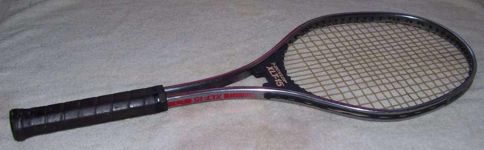 Vintage 1970`s - DUNLOP XLT-15 Tennis Racquet / Racket - with Cover