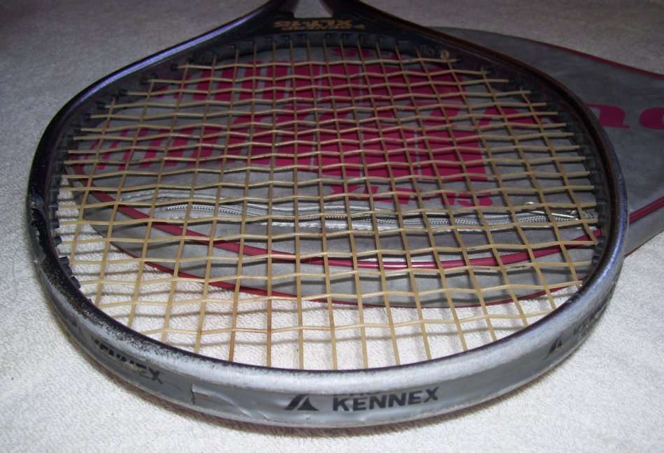 Vintage 1970`s - DUNLOP XLT-15 Tennis Racquet / Racket - with Cover