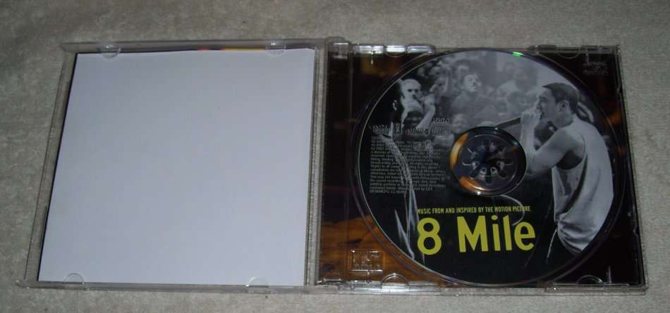 EMINEM - 8 MILE RD - Explicit Content - 2002 - Plus Desksite Code - CD