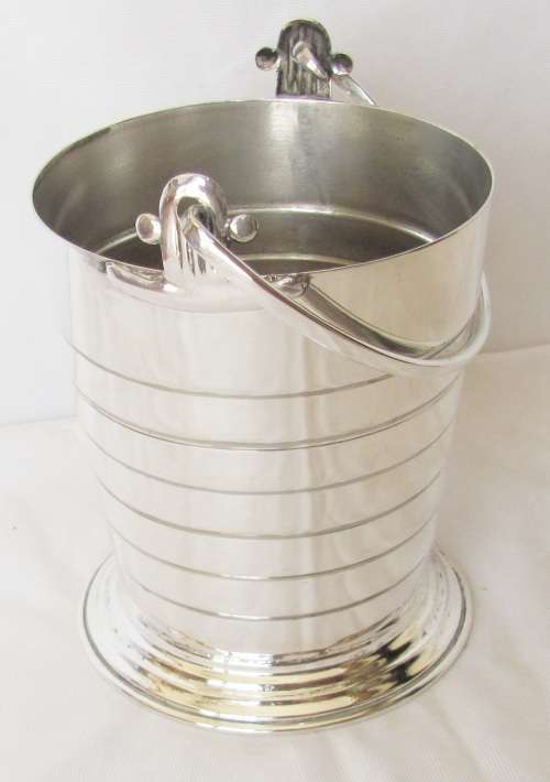 Vintage 1970`s - SERANCO EPNS SILVER Ice Bucket with insert - Stamped
