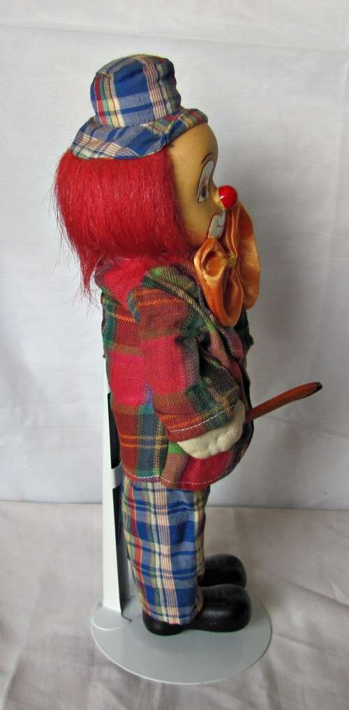 Vintage - Porcelain Clown with Violin - 34cm