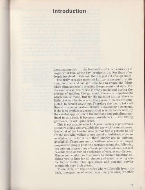 WOMAN'S VALUE - Book of Machine Knitting by Francine Labuschagne - 1983 Second Edition