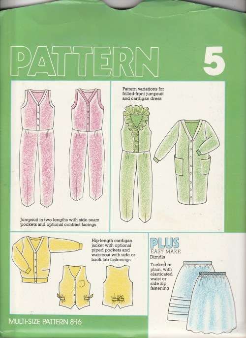Make it Easy 5 - Sewing Pattern 1984 - Uncut