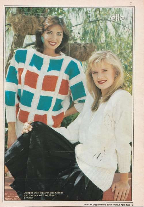 The Winter`88 Fashion Collection - April 1988 - Machine Knitting Patterns