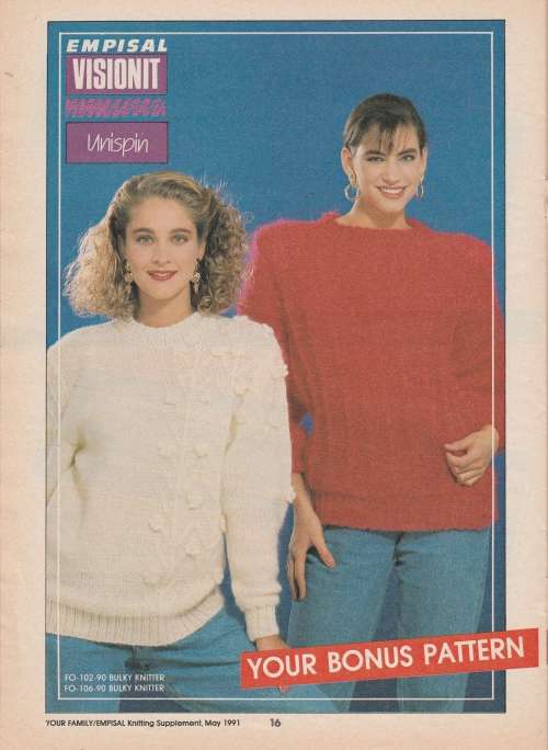 Empisal Winter`91 Fashion Collection - May 1991 - Machine Knitting Patterns