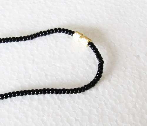 Handcrafted3D Beaded Snake Pendant Necklace